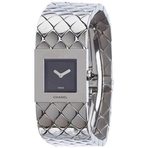 chanel acier watch 1993 price|Chanel Vintage 1993 Silver Matelasse Quilt Acier Ladies Wrist .